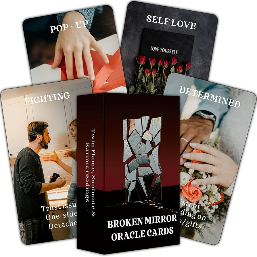 Amazon.co.jp: SOULGIST Broken Mirror Oracleデッキ、ラブ